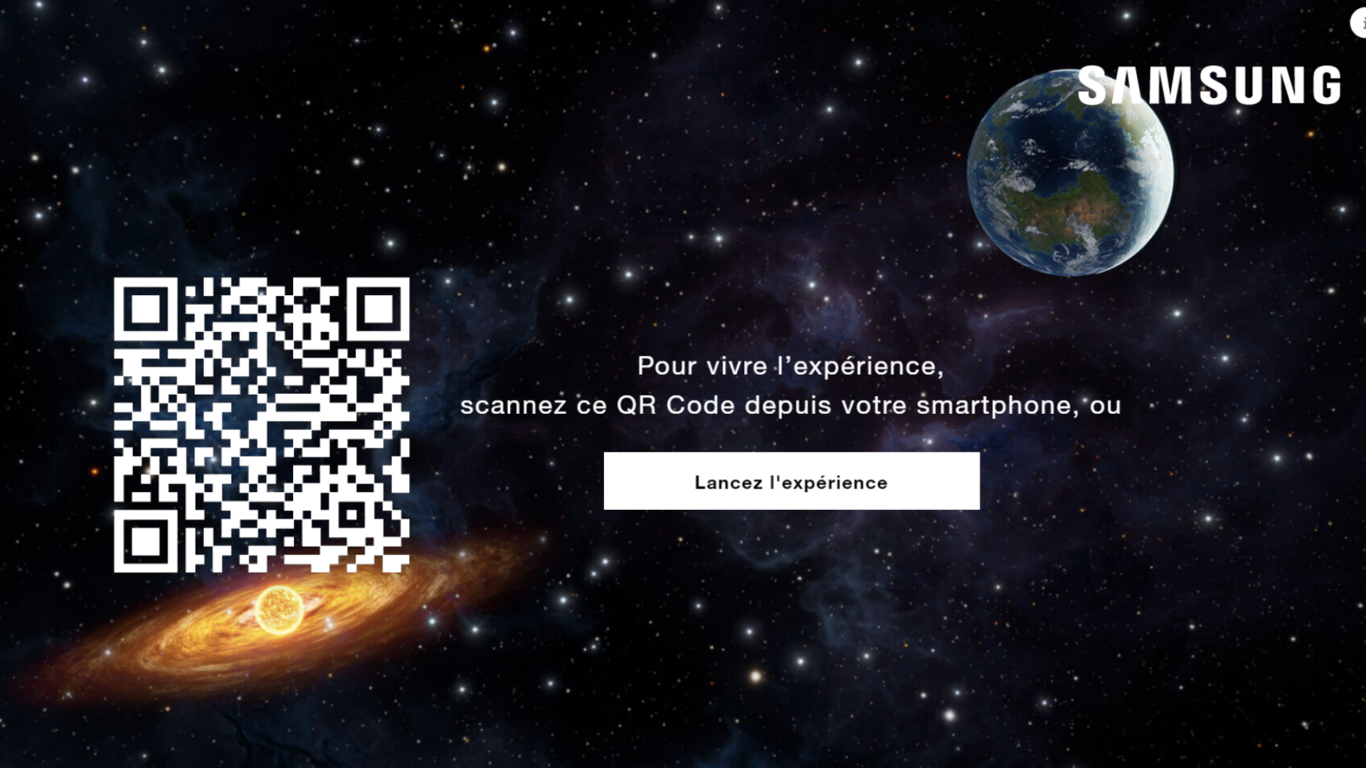 QRCode Experience Samsung
